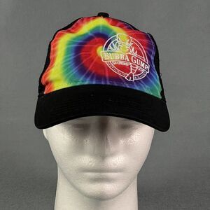 Bubba Gump Trucker Hat Unisex Tie Dye Snap Back Adjustable Baseball Cap